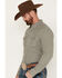 Image #2 - Blue Ranchwear Men's Gingham Check Snap Western Workshirt, Sand, hi-res