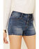 Rock & Roll Denim Women's Short Yoke Shorts, Blue, hi-res