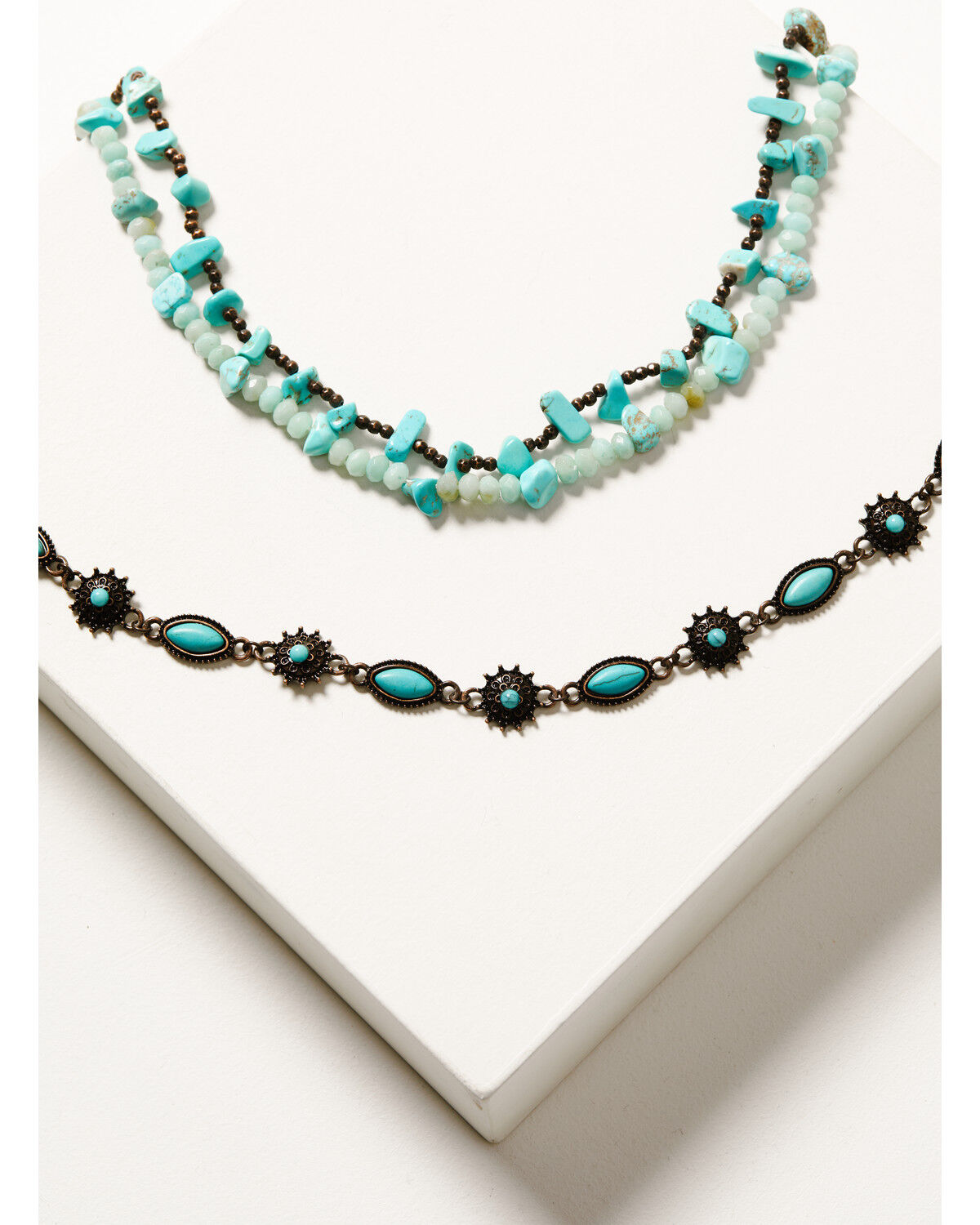Image #1 - Shyanne Women's Mystic Skies Choker Necklace - Set of 3, Rust Copper, hi-res