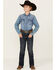 Image #1 - Cody James Boys' Dark Wash Moonlight Slim Stretch Bootcut Jeans, Dark Wash, hi-res