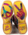 Tin Haul Women's Trippy Check Western Boots - Wide Square Toe, Multi, hi-res
