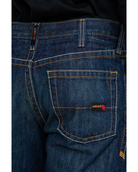 Image #5 - Ariat Men's Shale FR Bootcut Work Jeans, Denim, hi-res