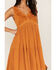 Image #3 - Talisman Women's Athena Embroidered Mini Dress, Orange, hi-res
