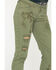 MM Vintage Women's Cassie Easy Straight Jeans, Green, hi-res