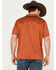 Image #4 - RANK 45® Men's Hardin Western Polo, Brown, hi-res