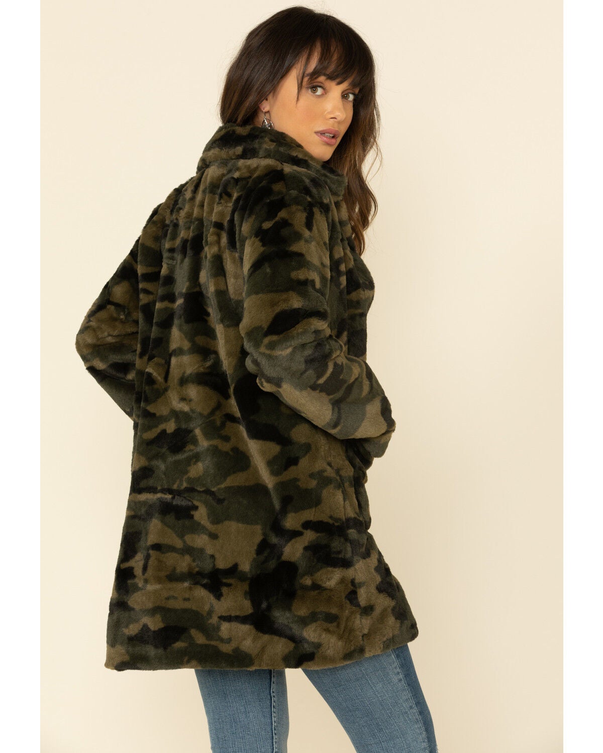 camo fuzzy jacket