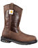 Carhartt Men's Wellington Work Boots - Steel Toe, Brown, hi-res