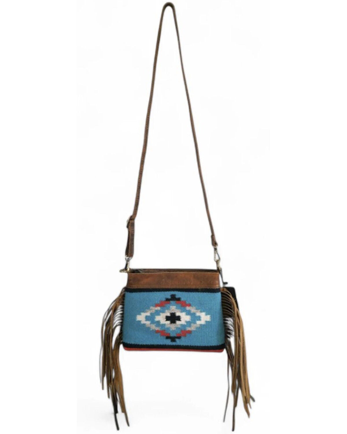 Image #1 - Ranch Junkie Women's Catalina Saddle Blanket Crossbody, Multi, hi-res