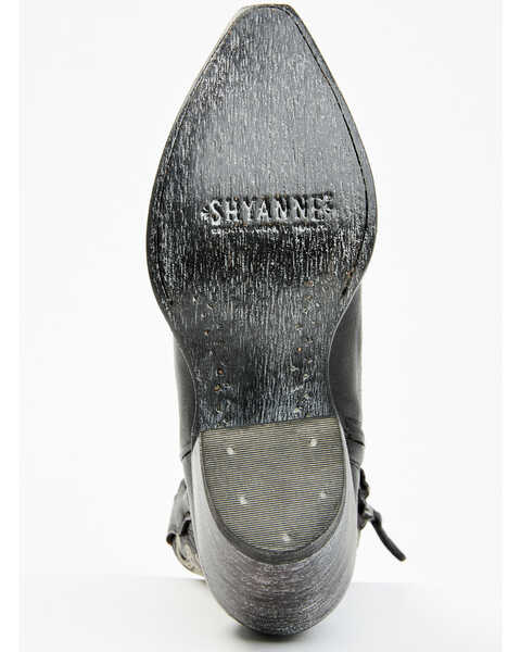 Image #7 - Shyanne Women's Silina Western Booties - Snip Toe, Black, hi-res