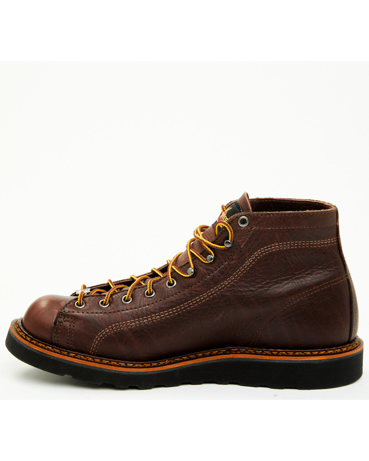 Image #3 - Thorogood Men's Walnut Roofer USA Work Boots - Soft Toe, Black, hi-res