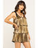 Image #3 - Show Me Your Mumu Women's Pleated Suarez Tie Mini Dress, Gold, hi-res