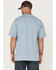 Image #4 - Hawx Men's Forge Solid Short Sleeve Work T-Shirt, Light Blue, hi-res