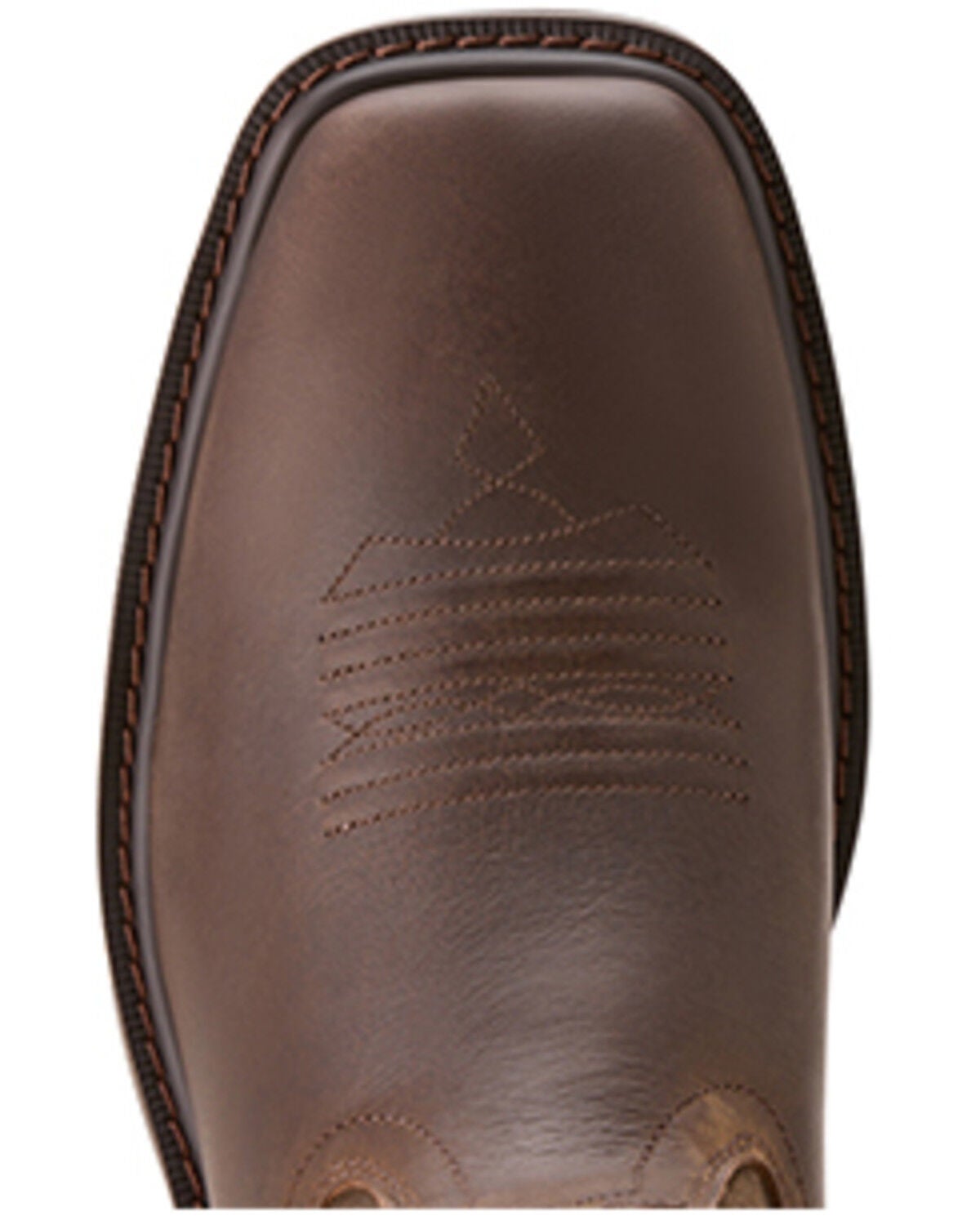 Image #4 - Ariat Men's Groundbreaker Western Work Boots - Soft Toe, Brown, hi-res