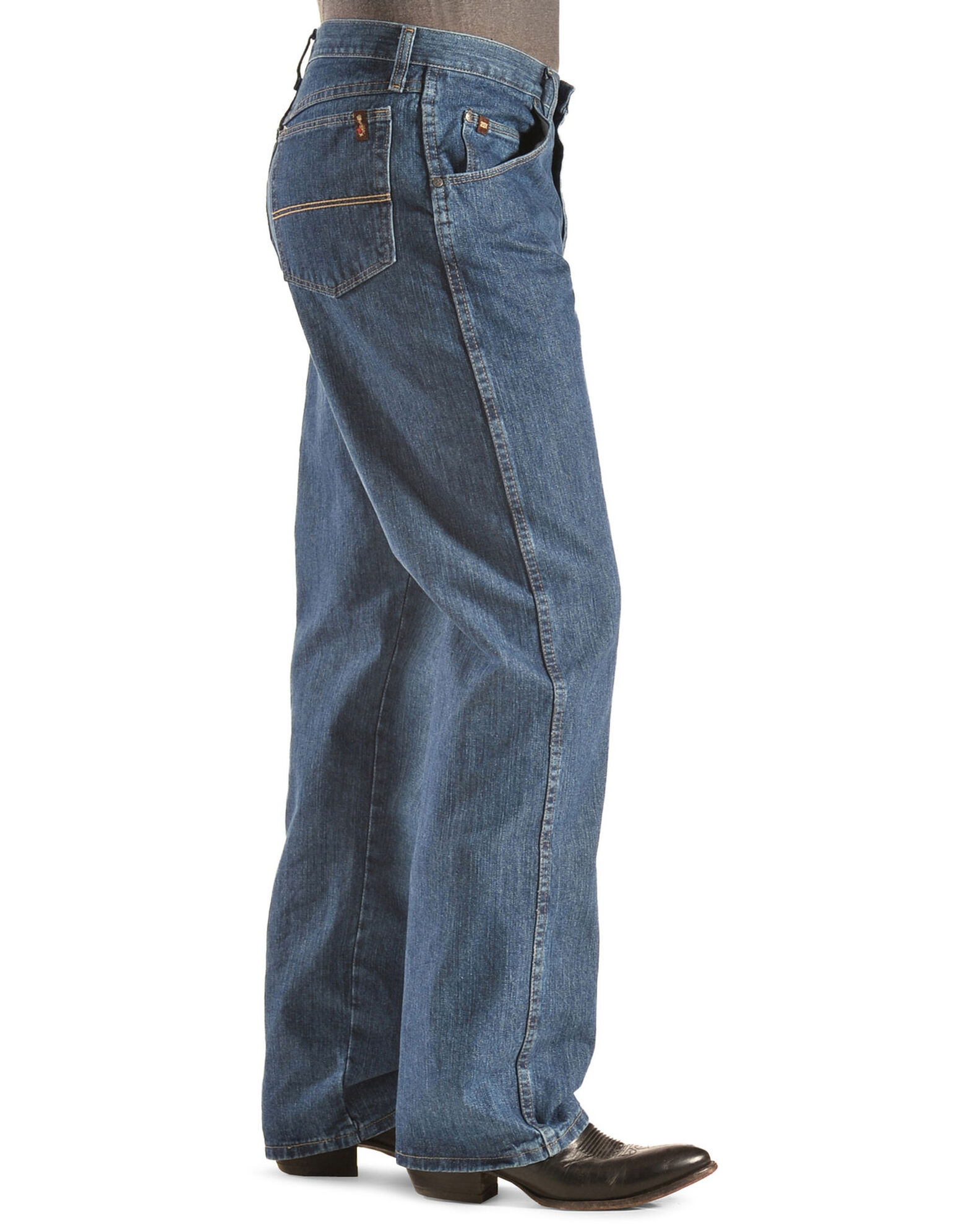 Image #2 - Wrangler 20X Men's Relaxed Fit Jeans, Vintage Blue, hi-res