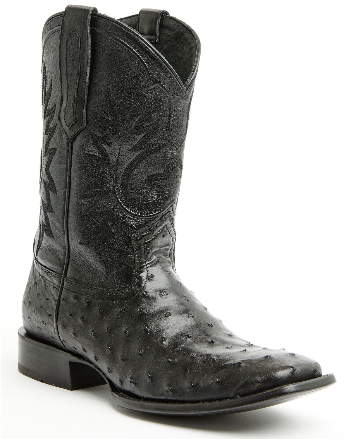 Image #1 - Cody James Black 1978® Men's The Hayward Exotic Ostrich Western Boots - Broad Square Toe, Black, hi-res