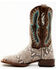 Image #3 - Dan Post Women's Back Cut Natural Python Exotic Western Boot - Broad Square Toe, Natural, hi-res