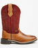 Image #2 - Cody James Boys' Reid Western Boots - Broad Square Toe, Red, hi-res