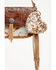 Image #1 - Shyanne Marlowe Hair-On Heart Coin Purse Bag Charm, Brown, hi-res