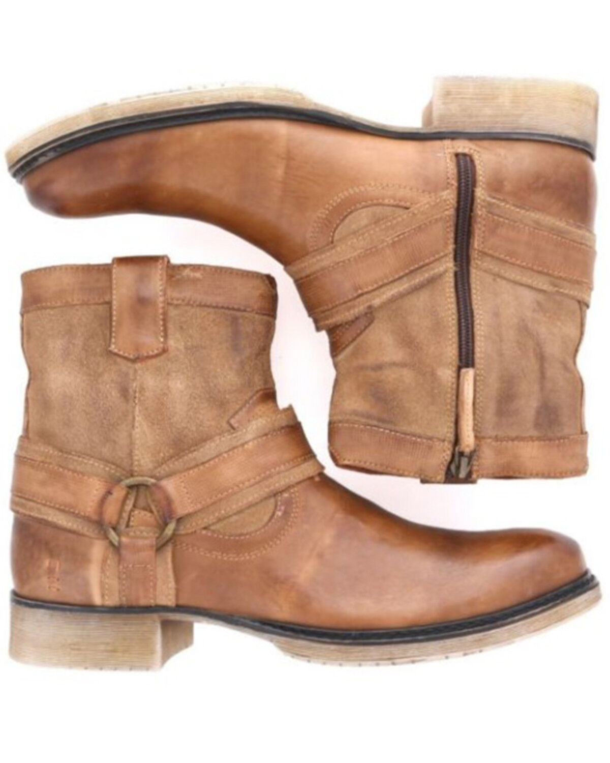 Image #3 - Roan by Bed Stu Men's Colton II Western Casual Boots - Round Toe, Tan, hi-res