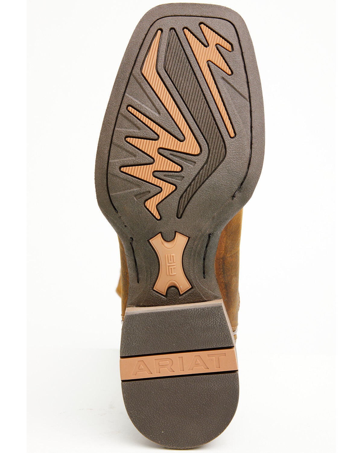 Image #7 - Ariat Men's Ricochet Performance Western Boots - Broad Square Toe, Brown, hi-res