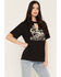 Image #1 - Idyllwind Women's Wildfire Short Sleeve Graphic Tee, Black, hi-res