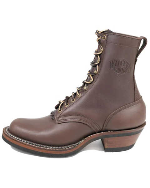 White's Boots Men's Original Packer 8" Lace-Up Work Boots - Round Toe, Brown, hi-res