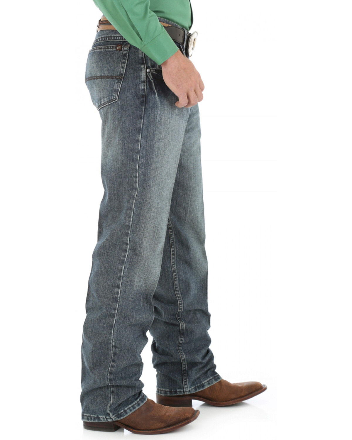 Image #2 - Wrangler 20X Men's 33 Extreme Relaxed Jeans, Vintage Midnight, hi-res