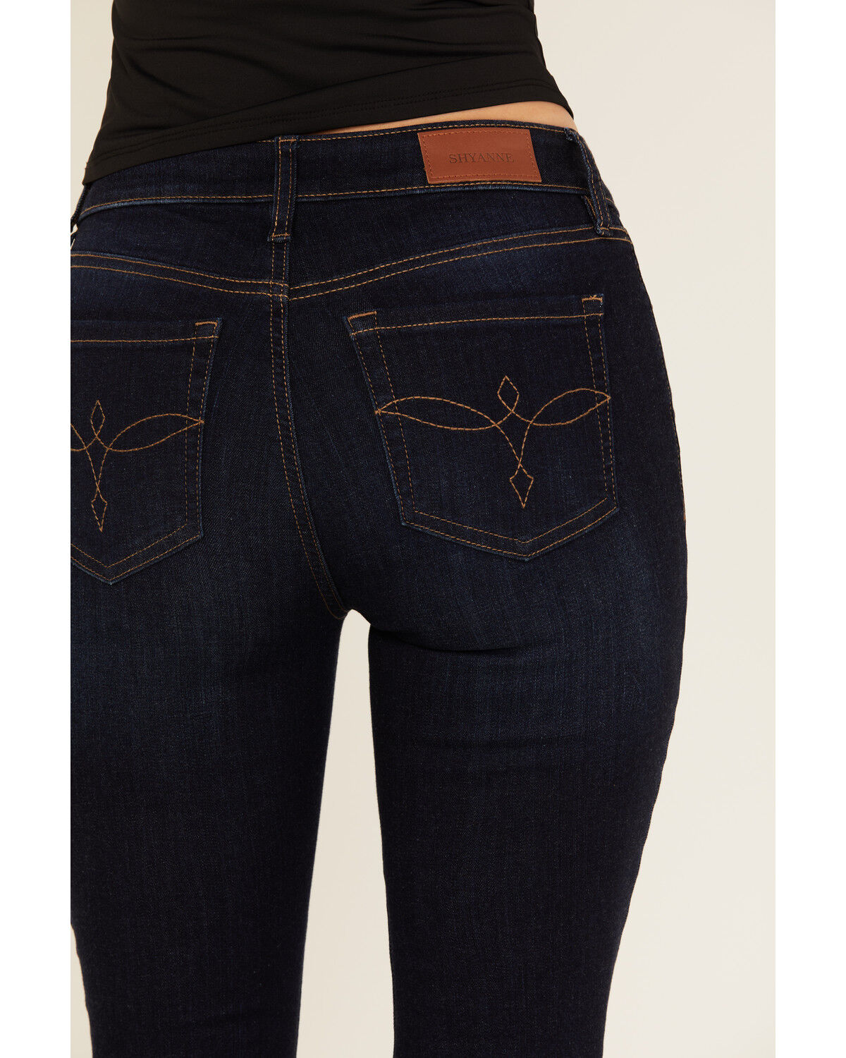 Image #4 - Shyanne Women's Aria Mid Rise Bootcut Stretch Denim Jeans, Medium Wash, hi-res