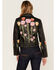 Image #1 - Idyllwind Women's Cactus Bloom Floral Patchwork Leather Moto Jacket, , hi-res