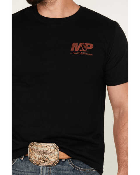 Image #4 - Smith & Wesson Men's M&P Eagle Shield Short Sleeve Graphic T-Shirt, Black, hi-res
