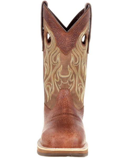 Image #5 - Durango Men's Rebel Waterproof Western Boots - Composite Toe, Brown, hi-res