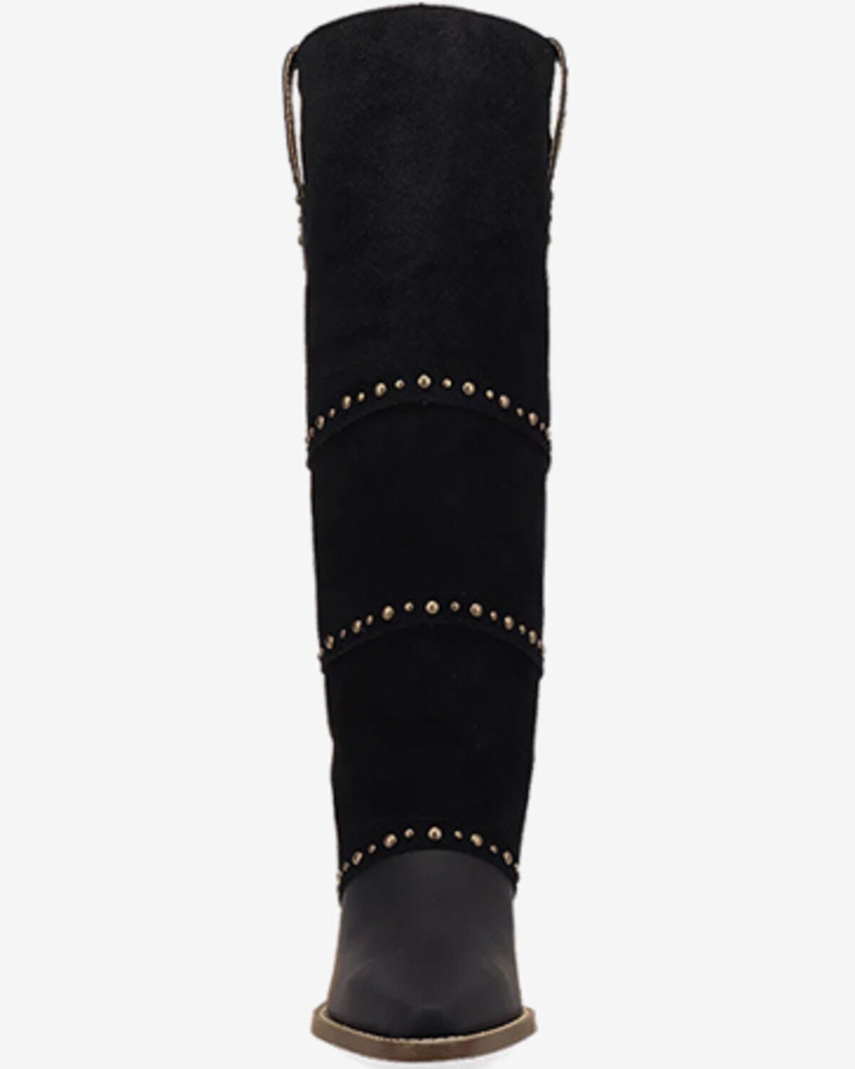 Image #4 - Dingo Women's Texani Studded Tall Western Boots - Snip Toe, Black, hi-res