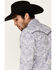 Image #5 - Rock 47 By Wrangler Men's Navy Paisley Print Long Sleeve Western Shirt , Navy, hi-res