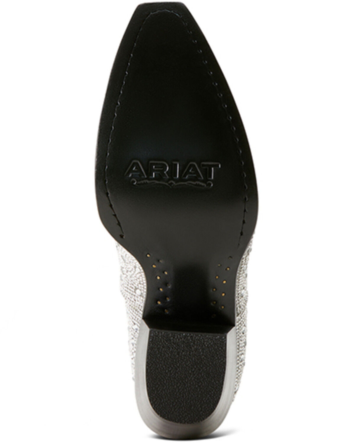 Image #5 - Ariat Women's Dixon Western Booties - Snip Toe, Silver, hi-res