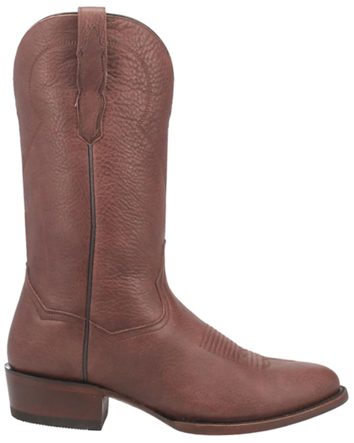 Image #2 - Dan Post Men's Pike Western Boots - Round Toe, Brown, hi-res