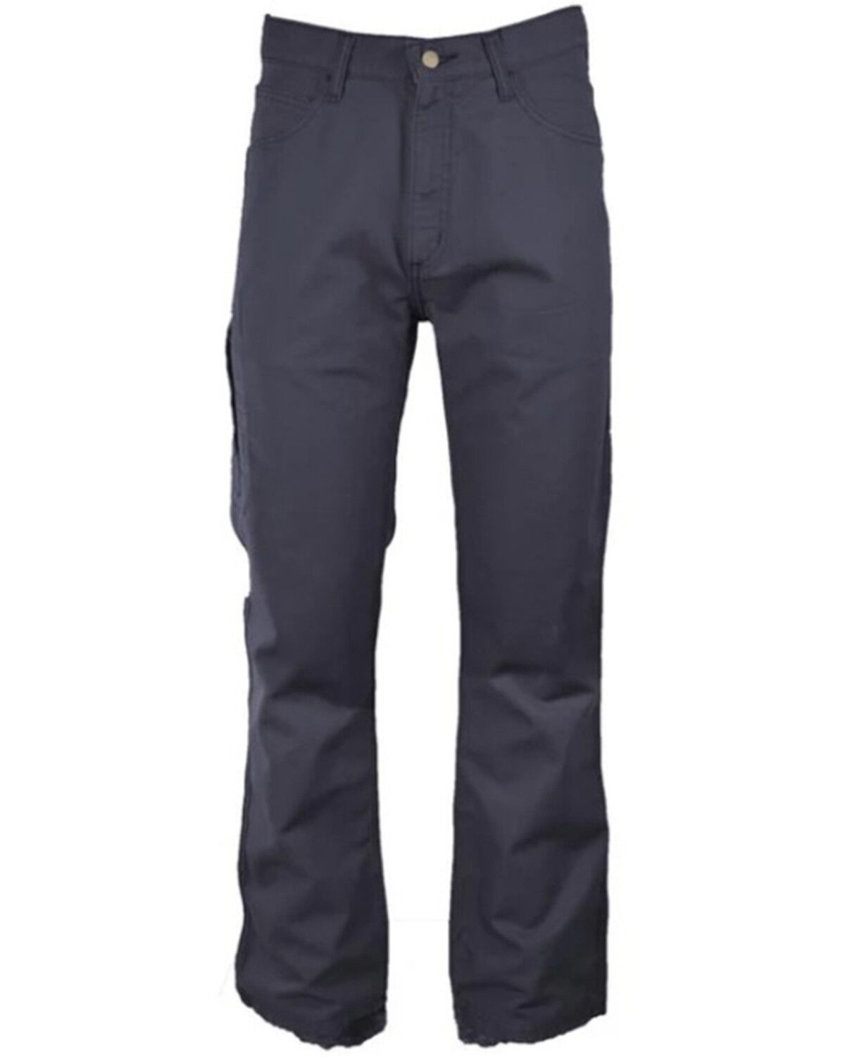 Image #1 - Lapco Men's FR Mid Rise Relaxed Straight Canvas Work Pants, Navy, hi-res