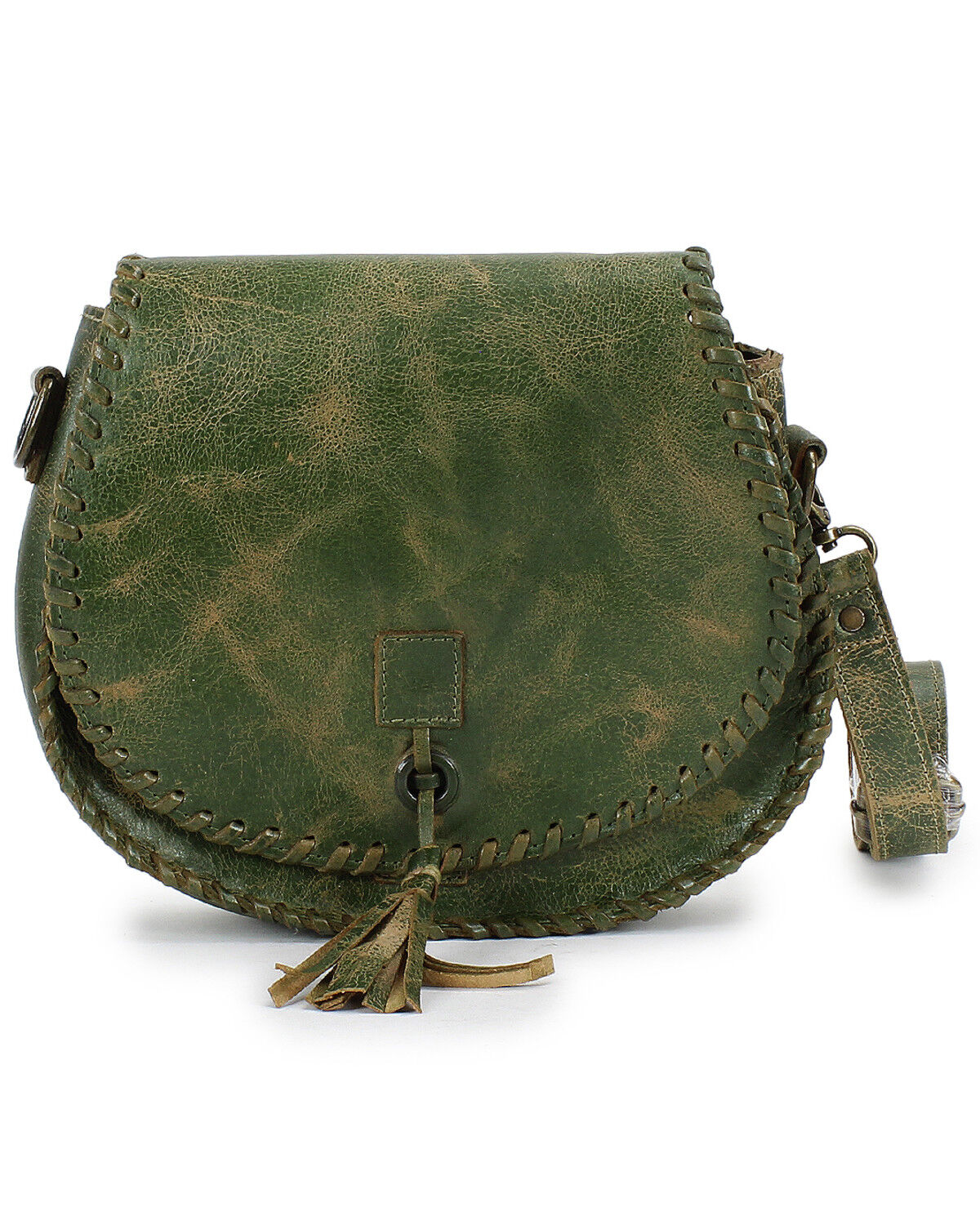 Image #1 - Bed Stu Women's Half Moon Crossbody Bag, Forest Green, hi-res