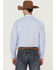 Image #4 - Resistol Men's Destin Long Sleeve Pearl Snap Western Shirt , Blue, hi-res