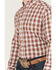 Image #3 - Ariat Men's Cruz Pro Series Plaid Print Long Sleeve Button-Down Stretch Western Shirt, Brown, hi-res