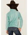 Image #4 - Cruel Girl Girls' Southwestern Fleece Pullover, Turquoise, hi-res