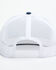 Image #3 - Lazy J Ranch Men's Willow Blue & White Large Patch Mesh-Back Ball Cap, Navy, hi-res