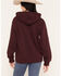 Image #4 - Wrangler Retro Women's Logo Hoodie, Burgundy, hi-res