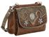 Image #1 - American West Desert Wildflower Crossbody Bag, Brown, hi-res