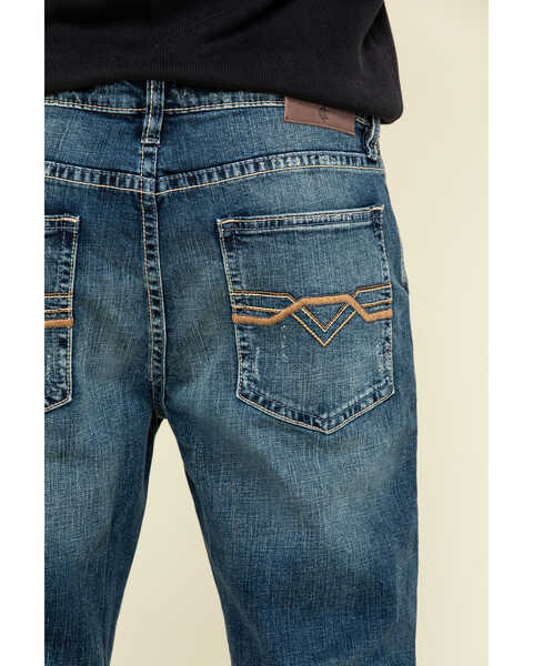 Image #4 - Cody James Core Men's Sundance Medium Wash Stretch Slim Bootcut Jeans , Blue, hi-res