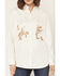 Image #3 - Wrangler Retro Women's Horse Embroidered Long Sleeve Snap Denim Western Shirt, Cream, hi-res