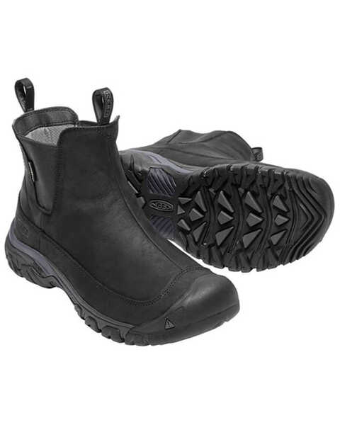Keen Men's Anchorage III Waterproof Hiking Boots, Black, hi-res