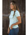 Kimes Ranch Women's Aqua Outlier Logo Short Sleeve Tee, Aqua, hi-res
