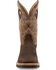 Image #4 - Twisted X Men's Lite Western Work Boots - Broad Square Toe, Taupe, hi-res