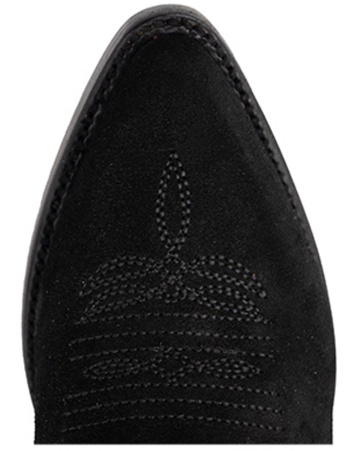 Image #6 - Ferrini Women's Quinn Roughout Western Boots - Round Toe, Black, hi-res