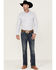 Image #2 - Cody James Men's Sand Creek Tonal Solid Long Sleeve Snap Western Shirt - Big & Tall , White, hi-res